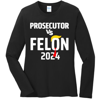 Prosecutor Vs Felon 2024 Ladies Long Sleeve Shirt