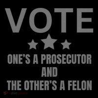 Prosecutor Versus Felon Voter Funny Political Wool Snapback Cap