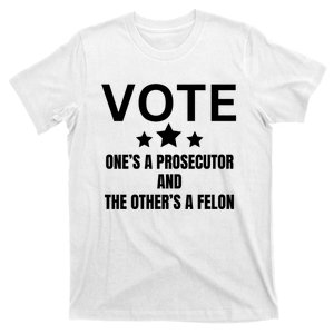 Prosecutor Versus Felon Voter Funny Political T-Shirt