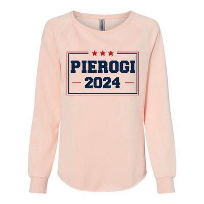 Pierogi Vote For Polish Food In 2024 Womens California Wash Sweatshirt