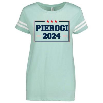 Pierogi Vote For Polish Food In 2024 Enza Ladies Jersey Football T-Shirt