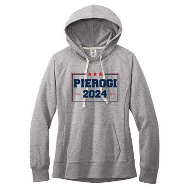 Pierogi Vote For Polish Food In 2024 Women's Fleece Hoodie