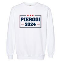 Pierogi Vote For Polish Food In 2024 Garment-Dyed Sweatshirt