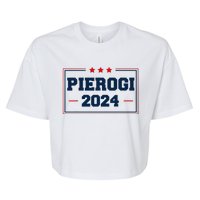 Pierogi Vote For Polish Food In 2024 Bella+Canvas Jersey Crop Tee