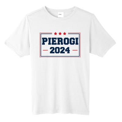 Pierogi Vote For Polish Food In 2024 Tall Fusion ChromaSoft Performance T-Shirt