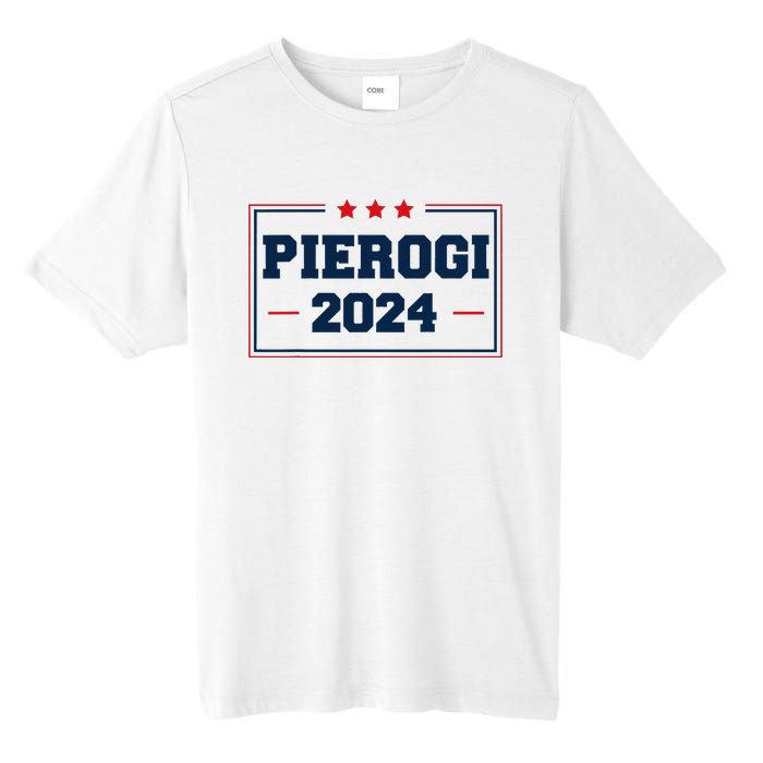 Pierogi Vote For Polish Food In 2024 Tall Fusion ChromaSoft Performance T-Shirt