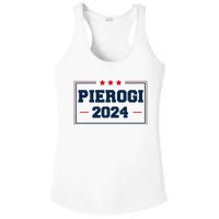 Pierogi Vote For Polish Food In 2024 Ladies PosiCharge Competitor Racerback Tank