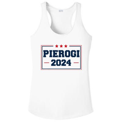 Pierogi Vote For Polish Food In 2024 Ladies PosiCharge Competitor Racerback Tank