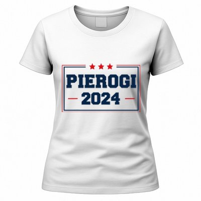 Pierogi Vote For Polish Food In 2024 Women's T-Shirt