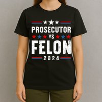 Prosecutor Vs Felon 2024 Funny Voting Election 2024 Usa T-Shirt