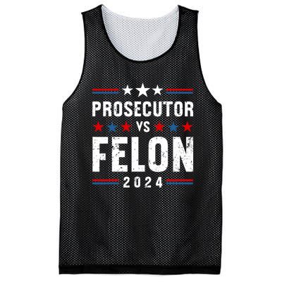 Prosecutor Vs Felon 2024 Funny Voting Election 2024 Usa Mesh Reversible Basketball Jersey Tank