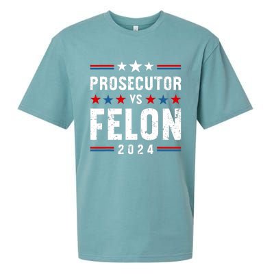 Prosecutor Vs Felon 2024 Funny Voting Election 2024 Usa Sueded Cloud Jersey T-Shirt