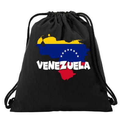 Patriotic Venezuela Flag Venezuelan Pride Venezuela Drawstring Bag