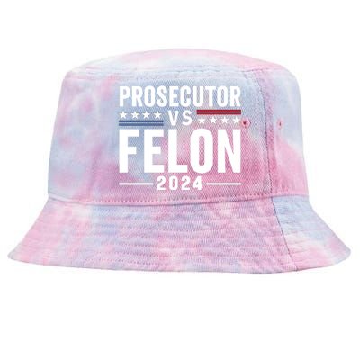 Prosecutor Vs Felon 2024 Funny Voting Election 2024 Usa Tie-Dyed Bucket Hat