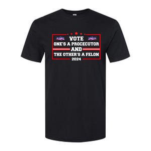 Prosecutor Versus Felon Voter Funny Political Softstyle® CVC T-Shirt