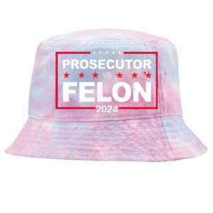 Prosecutor Vs Felon 2024 Election Pro Trump Tie-Dyed Bucket Hat