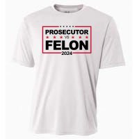 Prosecutor Vs Felon 2024 Election Pro Trump Cooling Performance Crew T-Shirt