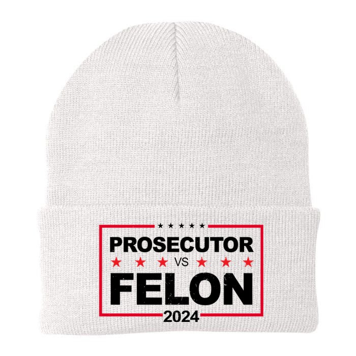 Prosecutor Vs Felon 2024 Election Pro Trump Knit Cap Winter Beanie