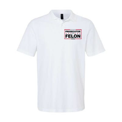 Prosecutor Vs Felon 2024 Election Pro Trump Softstyle Adult Sport Polo