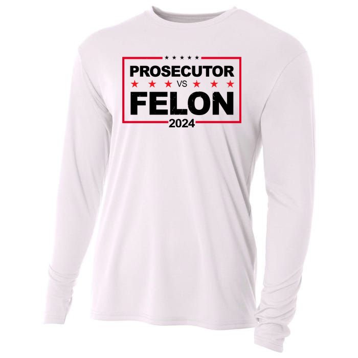 Prosecutor Vs Felon 2024 Election Pro Trump Cooling Performance Long Sleeve Crew