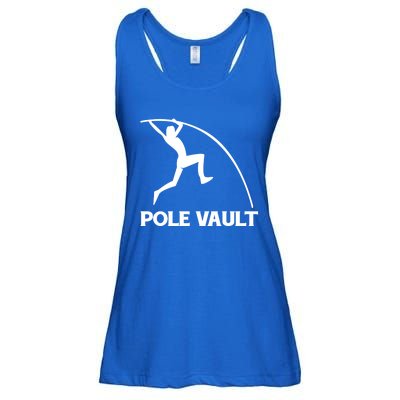 Pole Vaulter Funny Gift Ladies Essential Flowy Tank