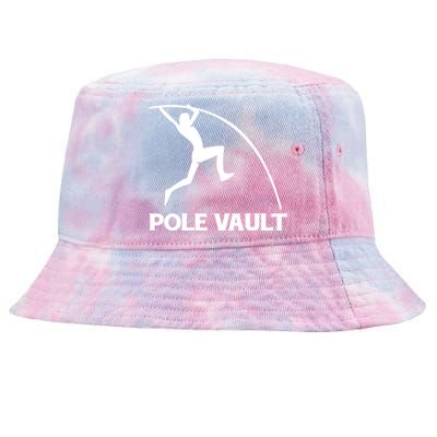 Pole Vaulter Funny Gift Tie-Dyed Bucket Hat