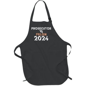 Prosecutor Vs Felon 2024 Full-Length Apron With Pockets