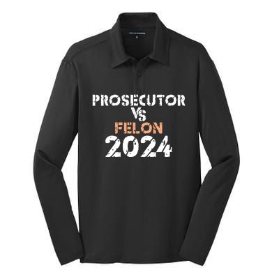 Prosecutor Vs Felon 2024 Silk Touch Performance Long Sleeve Polo