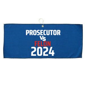 Prosecutor Vs Felon 2024 Large Microfiber Waffle Golf Towel