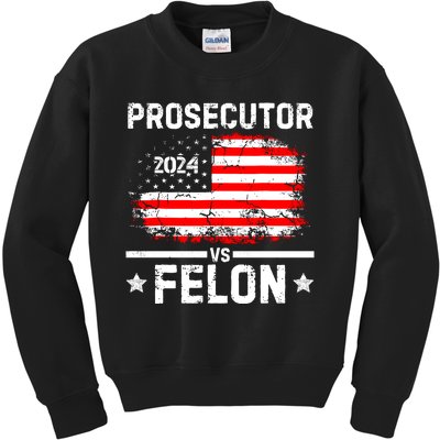 Prosecutor Vs Felon 2024 Kids Sweatshirt