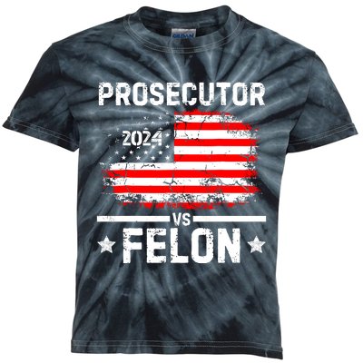 Prosecutor Vs Felon 2024 Kids Tie-Dye T-Shirt