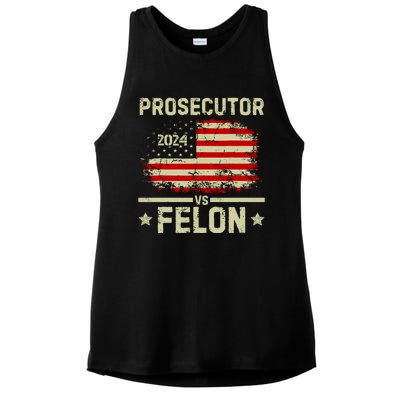 Prosecutor Vs Felon 2024 Ladies PosiCharge Tri-Blend Wicking Tank