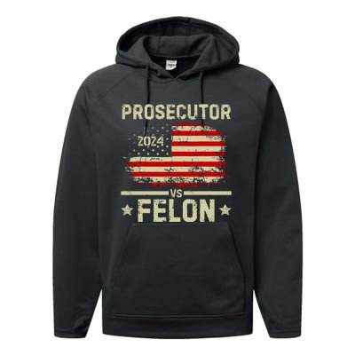 Prosecutor Vs Felon 2024 Performance Fleece Hoodie