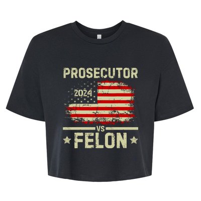 Prosecutor Vs Felon 2024 Bella+Canvas Jersey Crop Tee