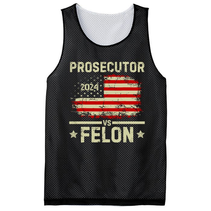 Prosecutor Vs Felon 2024 Mesh Reversible Basketball Jersey Tank