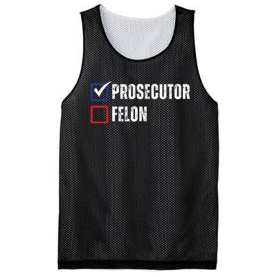 Prosecutor Vs Felon 2024 Mesh Reversible Basketball Jersey Tank