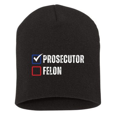 Prosecutor Vs Felon 2024 Short Acrylic Beanie