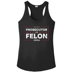 Prosecutor Vs Felon 2024 Funny Voting Election 2024 Ladies PosiCharge Competitor Racerback Tank