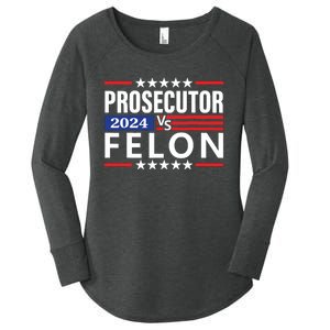 Prosecutor Vs Felon Women's Perfect Tri Tunic Long Sleeve Shirt