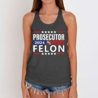 Prosecutor Vs Felon Women's Knotted Racerback Tank