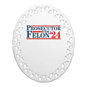 Prosecutor Vs Felon Prosecutor Vs Felon 2024 Gift Ceramic Oval Ornament