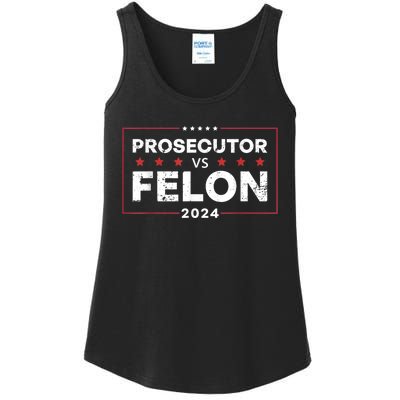 Prosecutor Vs Felon Funny Voting Election 2024 Ladies Essential Tank