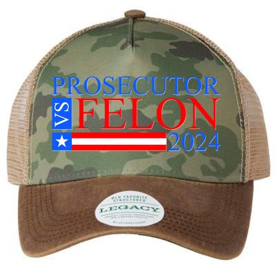 Prosecutor Vs Felon 2024 Kamala Vs Trump 2024 Election Legacy Tie Dye Trucker Hat