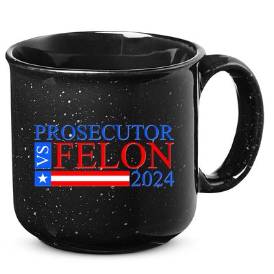 Prosecutor Vs Felon 2024 Kamala Vs Trump 2024 Election 15oz Campfire Ceramic Mug