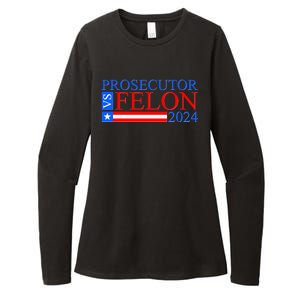 Prosecutor Vs Felon 2024 Kamala Vs Trump 2024 Election Womens CVC Long Sleeve Shirt