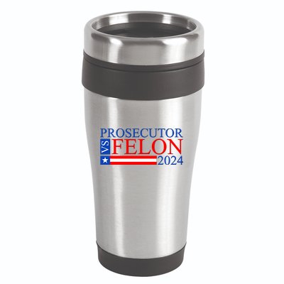 Prosecutor Vs Felon 2024 Kamala Vs Trump 2024 Election 16oz Travel Tumbler