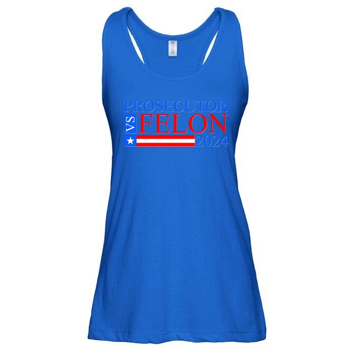 Prosecutor Vs Felon 2024 Kamala Vs Trump 2024 Election Ladies Essential Flowy Tank