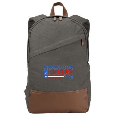Prosecutor Vs Felon 2024 Kamala Vs Trump 2024 Election Cotton Canvas Backpack