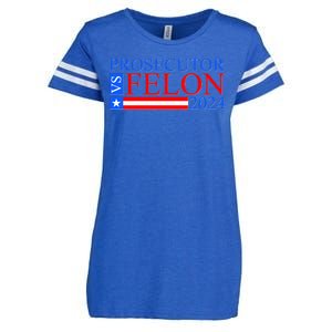 Prosecutor Vs Felon 2024 Kamala Vs Trump 2024 Election Enza Ladies Jersey Football T-Shirt