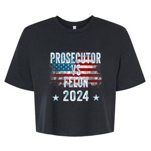 Prosecutor Vs Felon 2024 Bella+Canvas Jersey Crop Tee